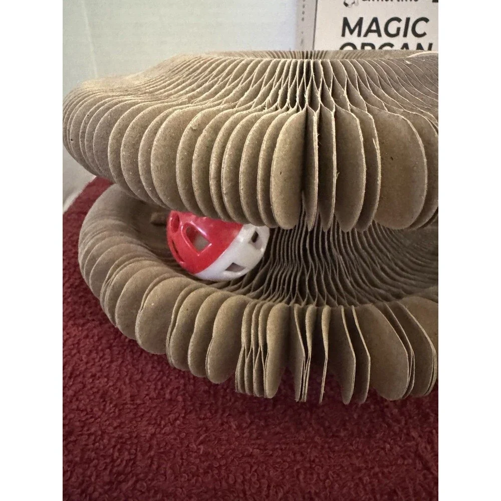 Little Mitts Magic Organ Cat Toy Two Toys To A Box With Bell Bowl And Catnip New